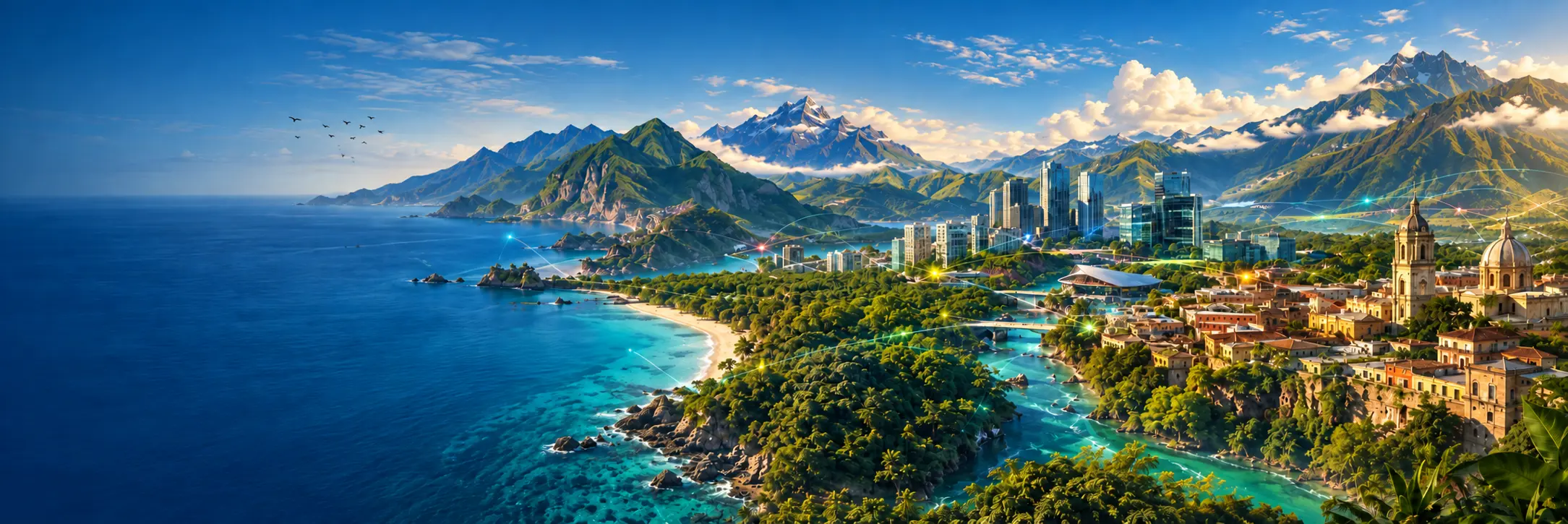 Costa, naturaleza, ciudad contemporánea y patrimonio integrados como territorio conectado