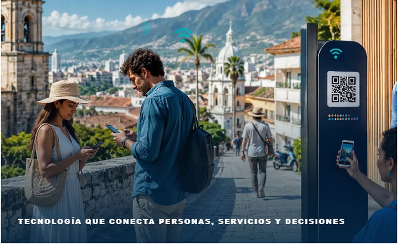 Visitantes, prestadores y servicios conectados mediante tecnología territorial